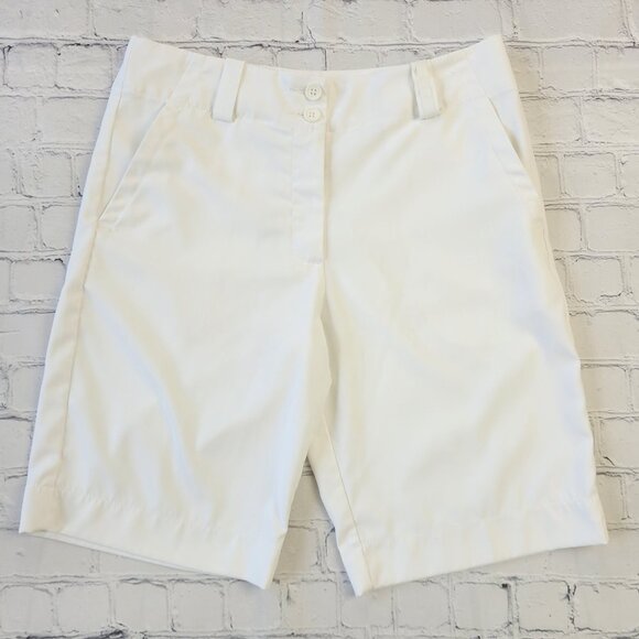 Nike Golf Tour Performance women’s white shorts size 2 - Picture 1 of 7